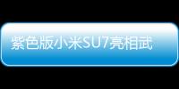 紫色版小米SU7亮相武汉大学 气质高贵 网友：美翻了